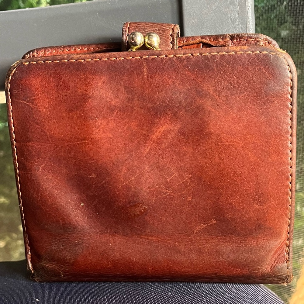 Vintage Coach Kisslock Wallet brown